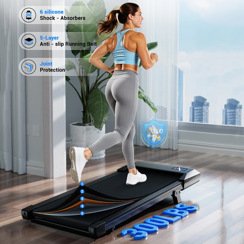 Foldable under desk treadmill - under,