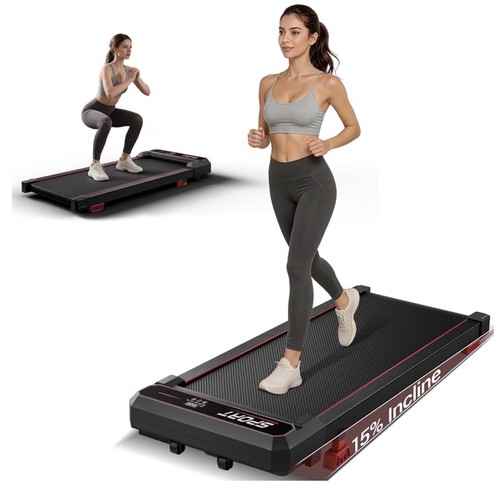 Walking pad with incline - walking, 15%