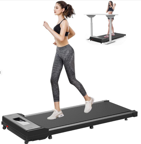 Under desk treadmill walking - under,