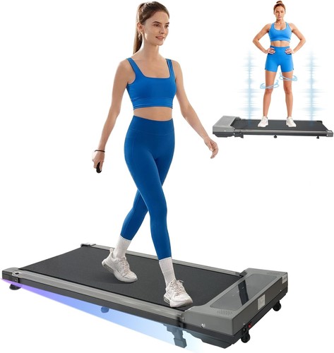 Under desk treadmill walking - under,