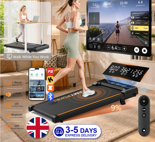 Walking pad with incline under - walking,