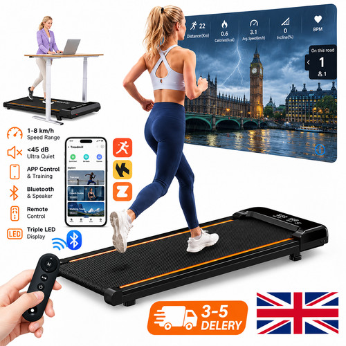 Walking pad with - incline, under