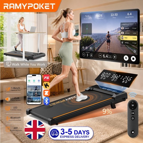 Walking pad with - incline, under
