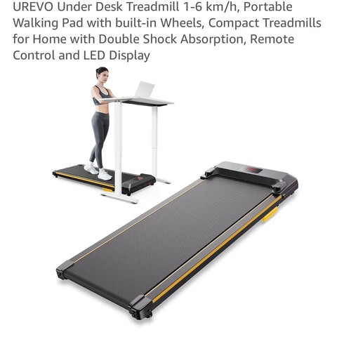 Under desk treadmill - under, 1-6